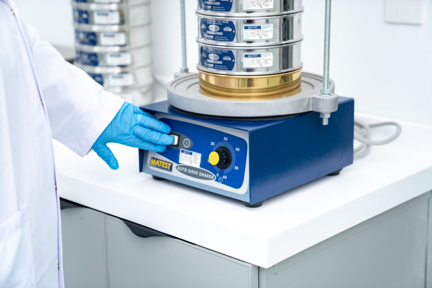 Soil sieve analysis