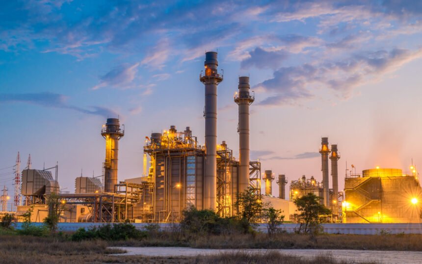 Gas,Turbine,Electrical,Power,Plant,With,In,Twilight,Power,For Gas,Turbine,Electrical,Power,Plant,With,In,Twilight,Power,For